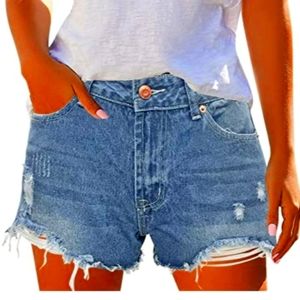 Denim shorts